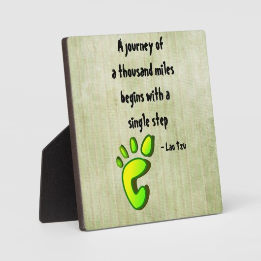 ラオ感動的ツー引用文 フォトプラーク (正面)