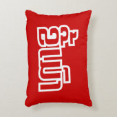 ★ラオ飲で毛沢東さん/ラオス語★ アクセントクッション (正面(垂直))