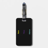 ラカスタマイズイブラリデザイン ラゲッジタグ (裏面縦)