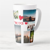 ラカスタマイズ最高のブ·タイム·エバー12枚写真 カフェラテマグ (右アングル)