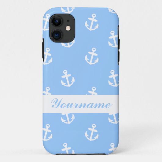 ラカスタムイトブルーいかり Case-Mate iPhoneケース (裏面)