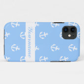 ラカスタムイトブルーいかり Case-Mate iPhoneケース (裏面(横))