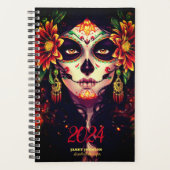 ラカスタムカトリナシュガースカルデイリーウィークリー月刊 プランナー手帳 (正面)