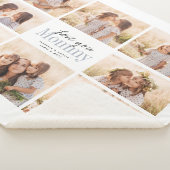 ラカスタムブユマママデーフォトコラージュ シェルパブランケット (3/4)