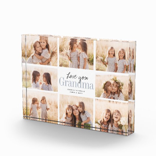 ラカスタムブユーおばあちゃんマザーズデイフォトコラージュ フォトブロック (右)