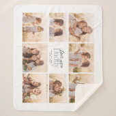 ラカスタムブユーダディファーズデイフォトコラージュ シェルパブランケット (正面)