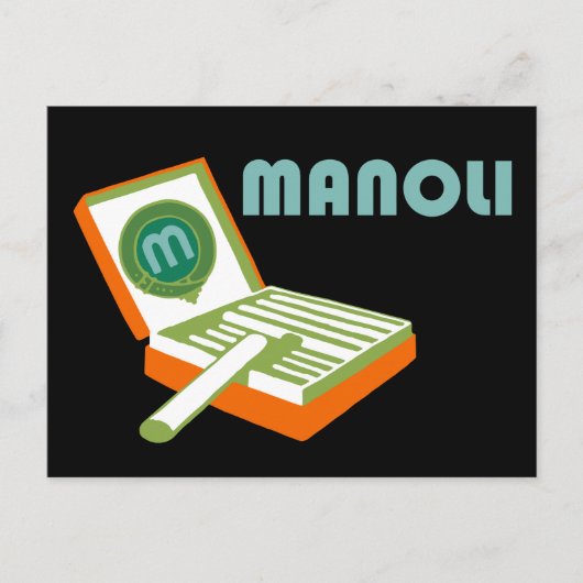 ラカスチルのレトロたばこ広告 ポストカード (正面)