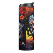 ラカトリナカラベラの日の死んだハロウィーン タンブラー (回転左)