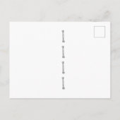 ラカトリナディアデロスムエルトスハガキ ポストカード (裏面)