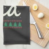 ラカマラハリス醜いクリスマスセーターの選挙 キッチンタオル (四つ折り)