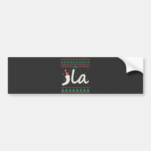 ラカマラハリス醜いクリスマスセーターの選挙 バンパーステッカー