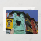 ラカラフルボカ地区の建築 ポストカード (正面/裏面)