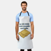 ラカラフルヴィタイタリアンセンザラヴィオール可能 エプロン (着用した状態)