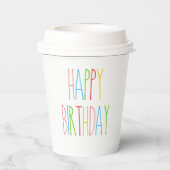 ラカラフルー・ダンインスパイアハッピーバースデー 紙コップ (裏面)