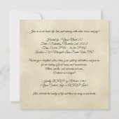 ラカラベラヘルモサカスタム 招待状 (裏面)