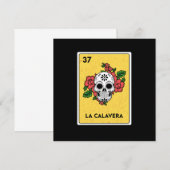 ラカラベラメキシコ宝くじビンゴゲーマーカード 招待状 (正面/裏面)