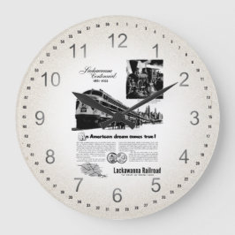 ラカワ鉄道100年祭1951 ラージ壁時計