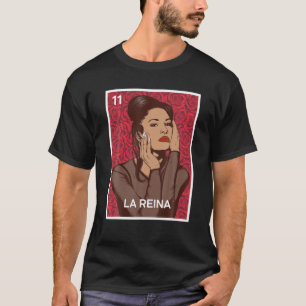 ラカンタンテTメキシコ宝くじ女性歌手おもしろい Tシャツ
