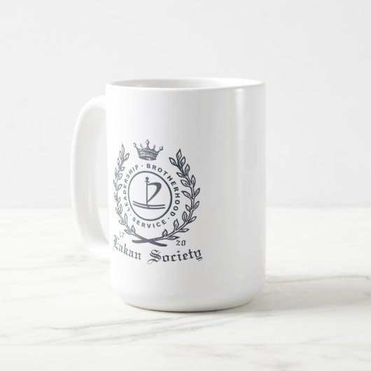 ラカンバッジコーヒーマグ コーヒーマグカップ (正面左)