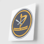 ラカン時計 スクエア壁時計 (傾斜)