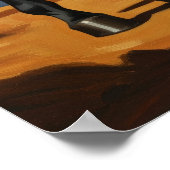 ラカヴァリエール(ザ・ホースウーマン) -オリジナルアールデコ ポスター (角)