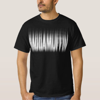 ラガムフぼやけフィン効果タイポグラフィレゲエ Tシャツ