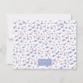 ラガムフィン猫パーソナライズされた文房具 ノートカード (裏面)