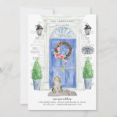 ラガムフィン·キャット·ブルー·ドアの動き案内 招待状 (正面)