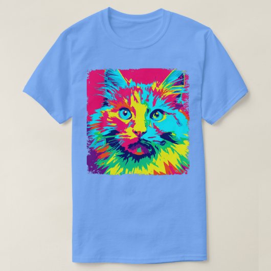 ラガムフフィンアート猫好きギフト1 Tシャツ (デザイン正面)
