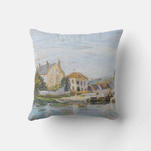 ラガロンヌシスルの錠の端にある家 クッション (裏面)