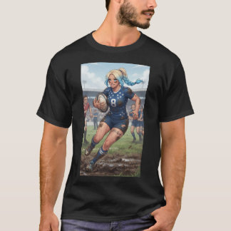ラガーを愛する女性のTシャツ Tシャツ