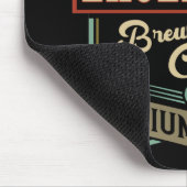 ラガーパーソナライズされたビールブルーイングCoラベルバーパブ マウスパッド (コーナー)