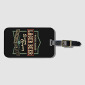 ラガーパーソナライズされたビールブルーイングCoラベルバーパブ ラゲッジタグ (正面横)