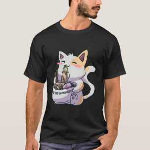 ラキャットかわいいアニメ日本のかわいい寧子 Tシャツ