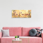 ラキュチナオールドワールドヨーロッパスタイル キャンバスプリント (インサイチュ (リビング))