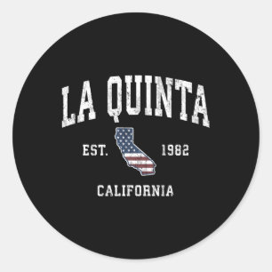 ラキンタカリフォルニアカリフォルニア州旗スポーツ ラウンドシール