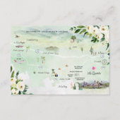 ラキ結婚ンタで過ごす週末 |旅程カード エンクロージャーカード (正面)