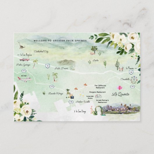 ラキ結婚ンタで過ごす週末 |旅程カード エンクロージャーカード (正面)