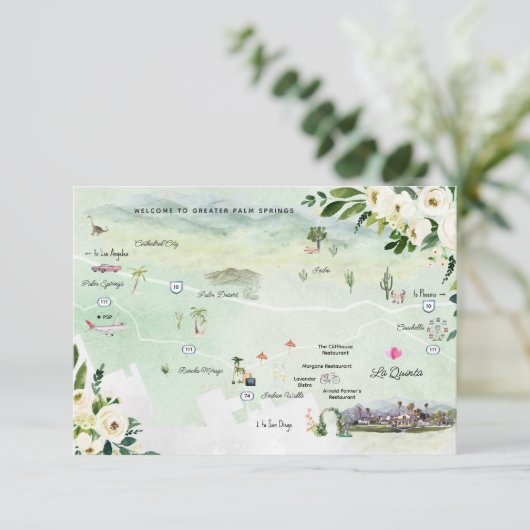 ラキ結婚ンタで過ごす週末 |旅程カード エンクロージャーカード (スタンド正面)