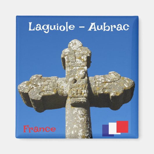 ラギオール村のクロス マグネット (正面)