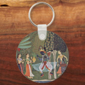ラギンヴァサンタ(春)クリシュナ踊りトゥスザムス キーホルダー (正面)