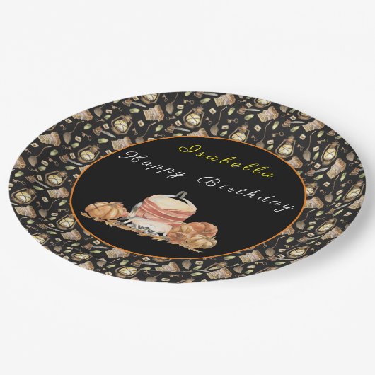 ラクおもしろいンカスタマイズ文字と色 ペーパープレート (アングル)