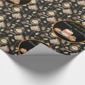 ラクおもしろいンカスタマイズ文字と色 ラッピングペーパー (角)