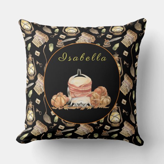 ラクおもしろいンカスタマイズ文字、カラー20"X20" クッション (正面)