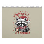 ラクおもしろいーンが最初に私は喜びのクリスマスである カレンダー (カバー)