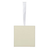 ラクおもしろいーンが最初に私は喜びのクリスマスである キューブオーナメント (右)