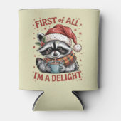 ラクおもしろいーンが最初に私は喜びのクリスマスである 缶クーラー (正面)