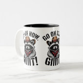 ラクおもしろいーンカウボーイ今Git Country Western ツートーンマグカップ (正面左)