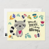 ラクおもしろいーンバレンタインデー シーズンポストカード (正面/裏面)