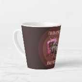 ラクおもしろいーン完全食品ダイエット漫画 カフェラテマグ (左アングル)